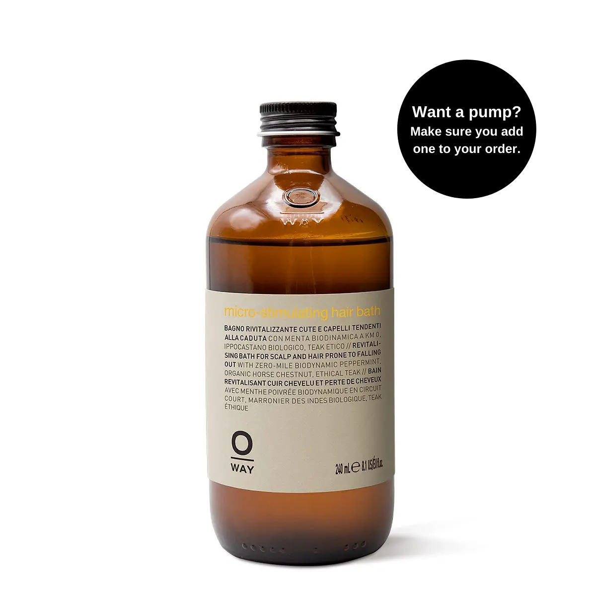 HAIR LOSS Fortifying hair bath 240ml